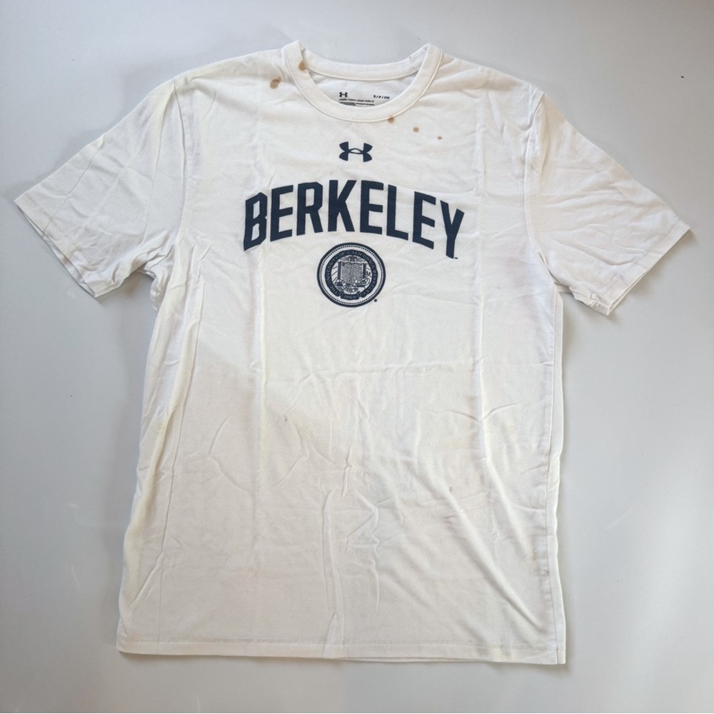 UC Berkeley Athletic White Under Armour T-Shirt